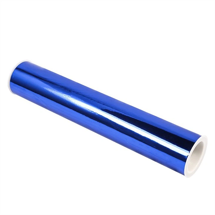 blue metallized film